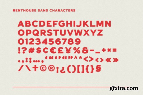 Renthouse - Vintage Display Font