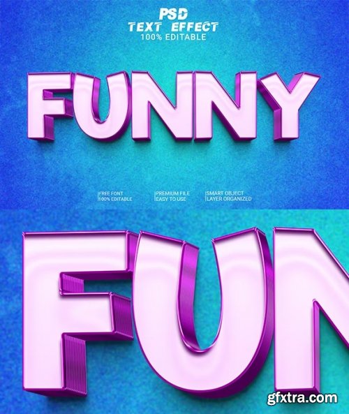 GraphicRiver - Funny 3D Text Effect PSD File 37145512