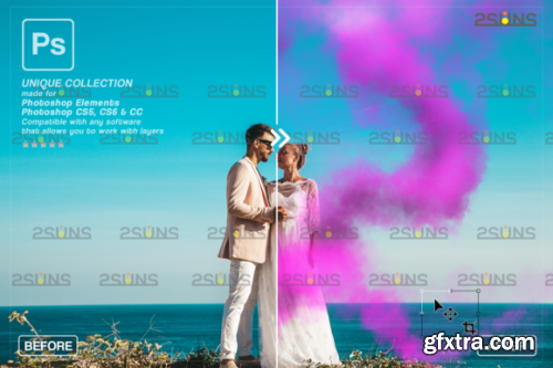 CreativeMarket - Gender reveal smoke overlay 6964928