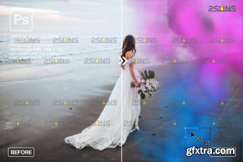 CreativeMarket - Gender reveal smoke overlay 6964928