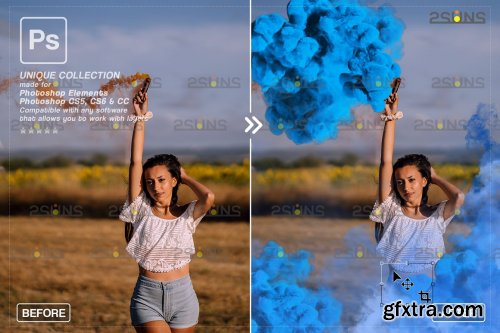 CreativeMarket - Gender reveal smoke overlay 6964865