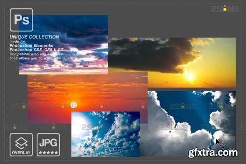 CreativeMarket - Sky Photo overlays 6963771