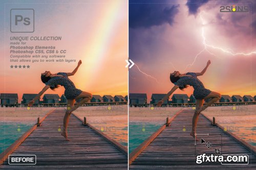 CreativeMarket - Sky Photo overlays 6963736