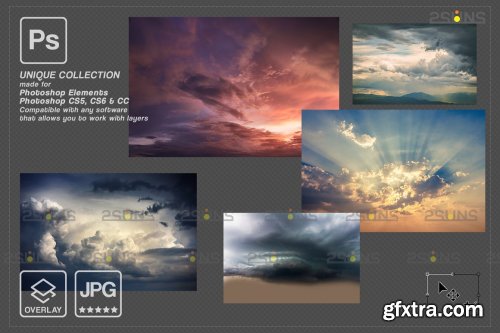 CreativeMarket - Sky Photo overlays 6963683