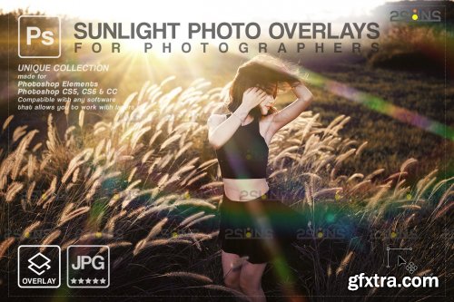 CreativeMarket - Sunlight Photoshop overlay 6963650