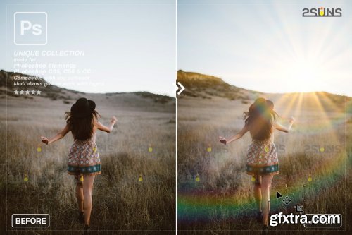 CreativeMarket - Sunlight Photoshop overlay 6963650