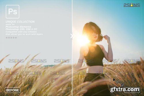 CreativeMarket - Sunlight Photoshop overlay 6963650