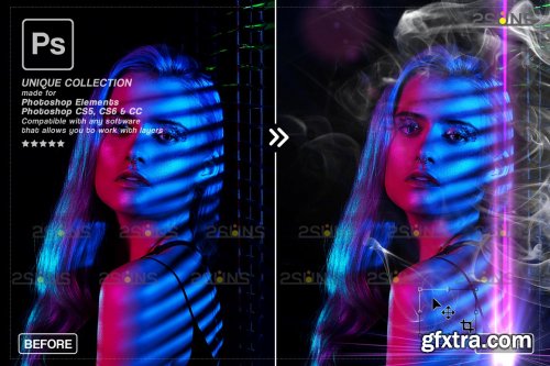 CreativeMarket - Stage lights overlays 6960897