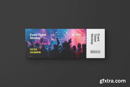 CreativeMarket - Event Tickets Mockup Set 6808562