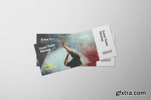 CreativeMarket - Event Tickets Mockup Set 6808562