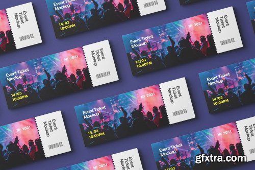 CreativeMarket - Event Tickets Mockup Set 6808562