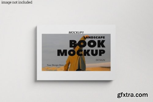 Landscape book mockups