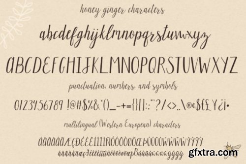 Honey Ginger Handwritten Font