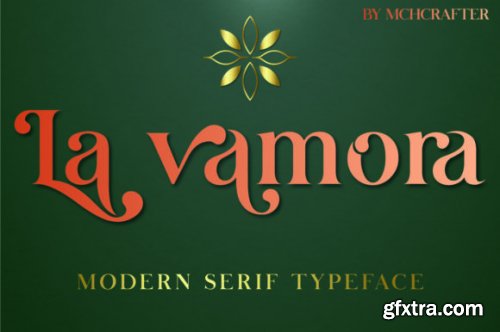 La Vamora | Fancy Modern Serif font