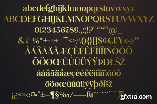 La Vamora | Fancy Modern Serif font