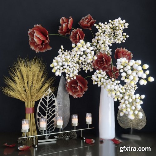 Autumn decorative set