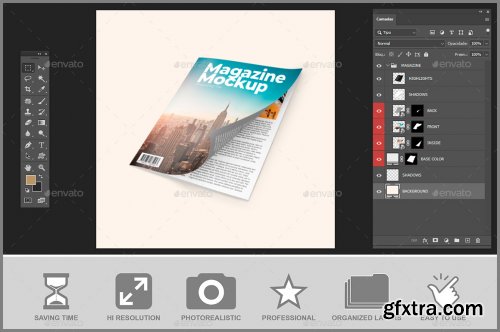 GraphicRiver - Magazine Mockup 31481260