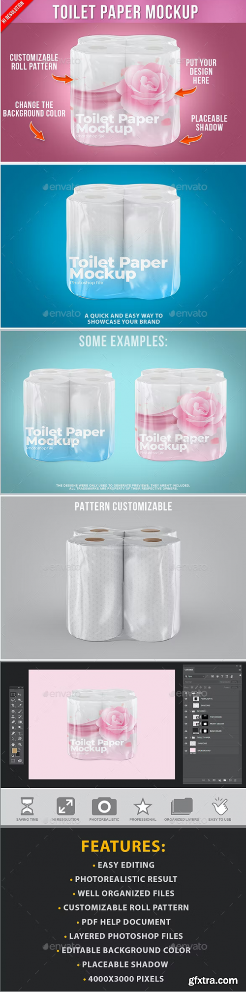 GraphicRiver - Toilet Paper Mockup 31507421