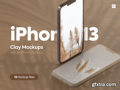 iPhone 13 Clay mockups