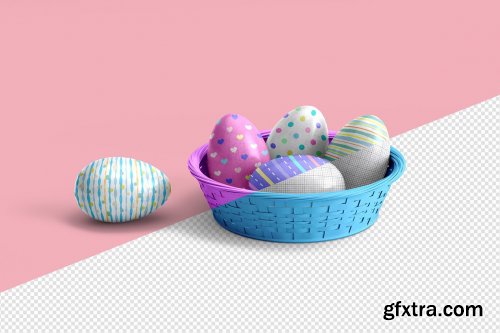 CreativeMarket - Easter Eggs Mockup - 3 Views 7139615