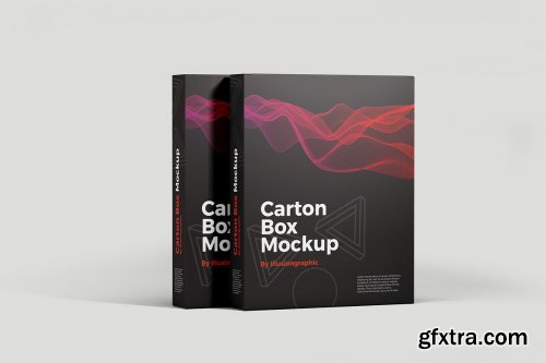 CreativeMarket - Carton Box Mockup - 8 Views 6102134