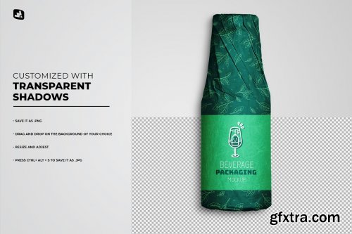 CreativeMarket - Beverage Branding Mockup 6781586