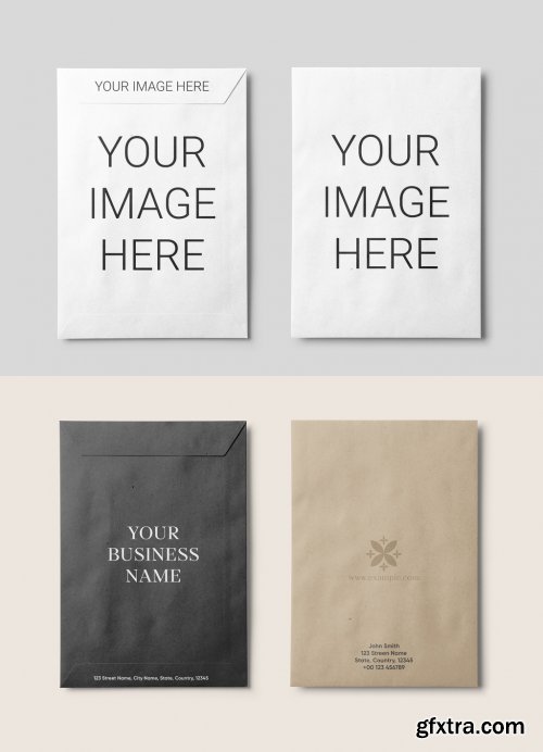  Eco Envelope Mockups 483192780