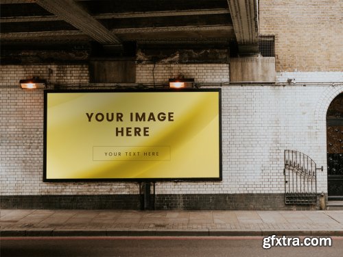 Billboard Mockup on the Street