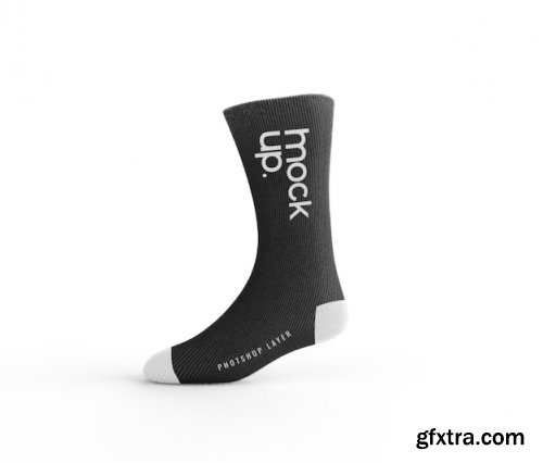 Sock mockup realistic