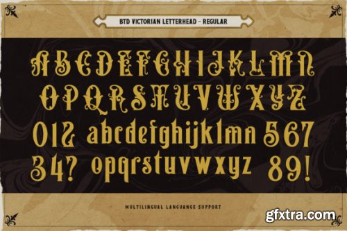 Victorian Letterhead Font