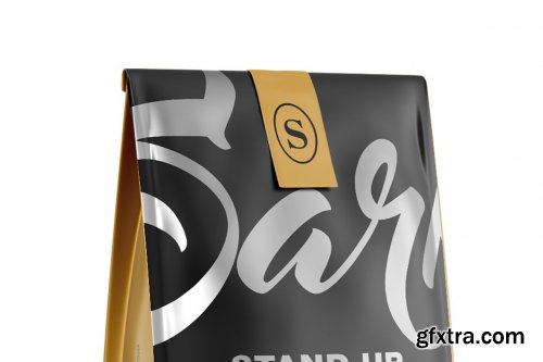 CreativeMarket - Stand Up Matte Pouch With Mockup 5752385