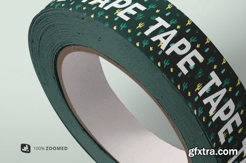 CreativeMarket - Themed Washi Tape Roll Mockup 4810216