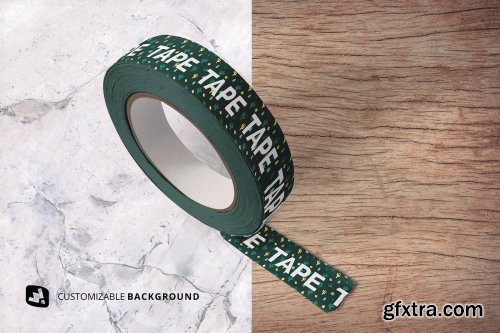 CreativeMarket - Themed Washi Tape Roll Mockup 4810216