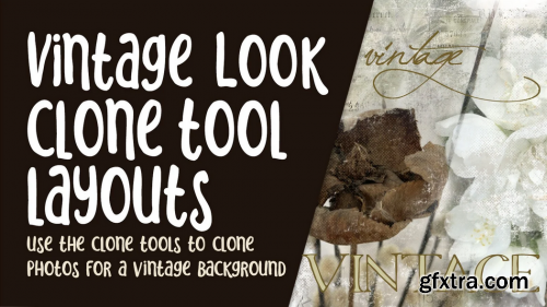  Create a Vintage Look Collage in Procreate with the Clone Brush - 10 Mixed Media Brushes Included