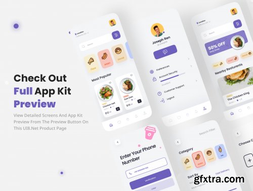 Eatly - Food Delivery App UI Kit