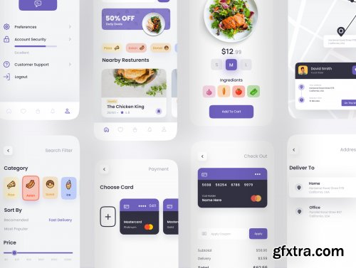 Eatly - Food Delivery App UI Kit