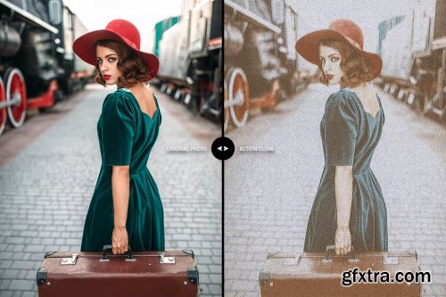 Print Distortion Photoshop Action