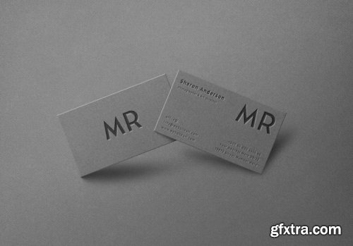 Elegant business card mockups
