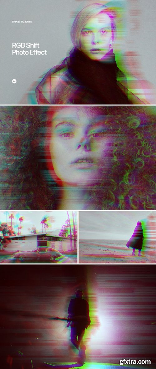 CreativeMarket - RGB Shift Photo Effect 6974337