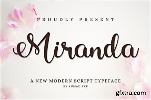 Miranda Font Modern Script