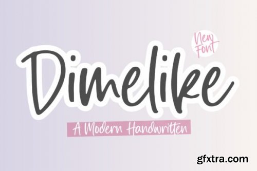 Dimelike - Modern Handwritten Font