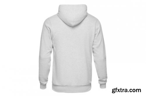 CreativeMarket - Hoodie Mockup - Back View 7146245