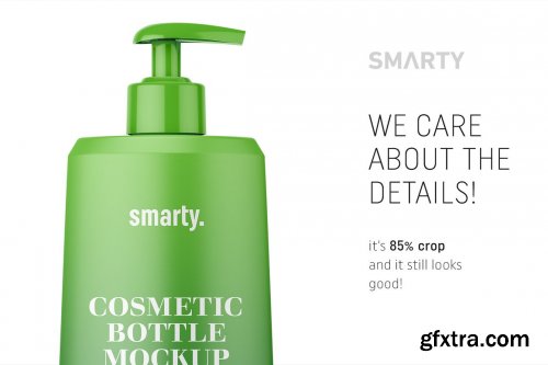 CreativeMarket - Matt cosmetic bottle mockup 4707289