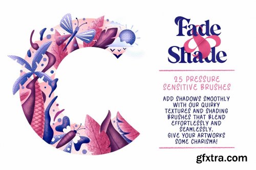 CreativeMarket - Fade & Shade Brush Set & Tutorials 4757405