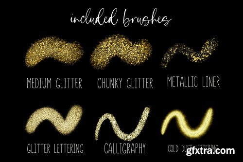 CreativeMarket - Glitter & Sparkle for Procreate 7078703