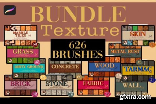 CreativeMarket - Texture Procreate Bundle 6537538