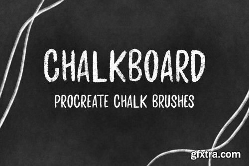 CreativeMarket - Chalk brushes for Procreate 6684919