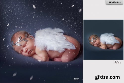 CreativeMarket - White Feathers Overlays 2982738