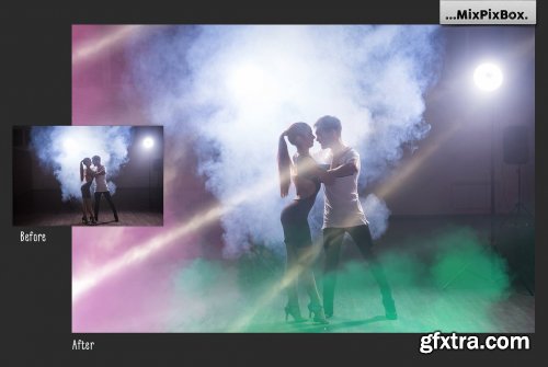 CreativeMarket - Stage Lights Overlays 3616927