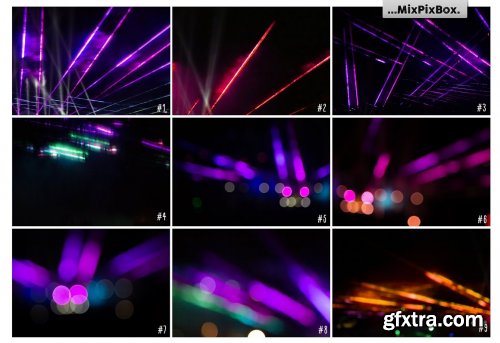 CreativeMarket - Stage Lights Overlays 3616927